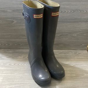 Hunter Gray Tall Boots